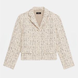 NWT Cropped Jacket in Cotton-Blend Tweed-8